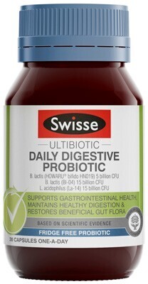 BIG W Swisse Ultibiotic Daily Digestive Probiotic 30 Capsules* offer