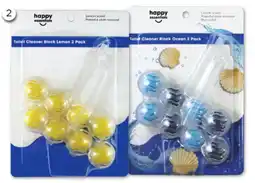 Good Price Pharmacy Happy Essentials Toilet Cleaner Block Lemon or Ocean offer