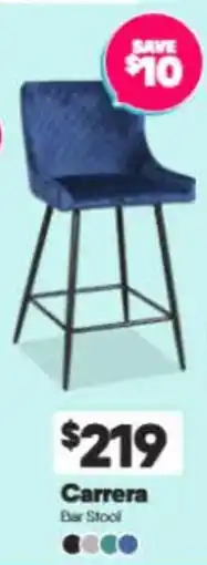 ComfortStyle Furniture & Bedding Carrera Bar Stool offer