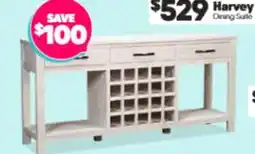 ComfortStyle Furniture & Bedding Harvey Dining Suite offer