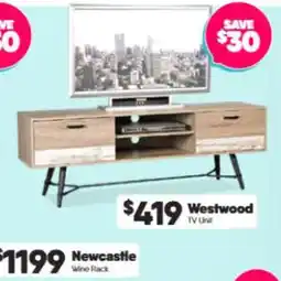 ComfortStyle Furniture & Bedding Westwood TV Unit offer