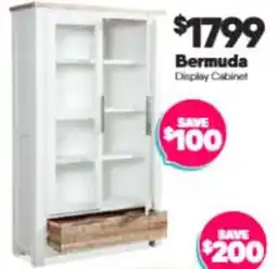 ComfortStyle Furniture & Bedding Bermuda Display Cabinet offer