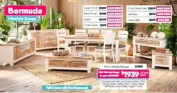 ComfortStyle Furniture & Bedding Bermuda Lifestyle Range offer