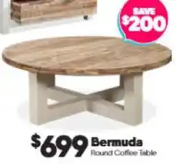 ComfortStyle Furniture & Bedding Bermuda Round Coffee Table offer
