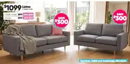ComfortStyle Furniture & Bedding Linton 3 Seater Sofa offer