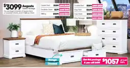 ComfortStyle Furniture & Bedding Augusta Queen Package offer