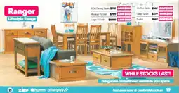 ComfortStyle Furniture & Bedding Ranger Lifestyle Range offer