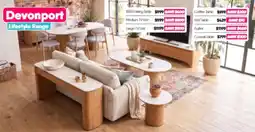 ComfortStyle Furniture & Bedding Devonport Lifestyle Range Coffee Table offer