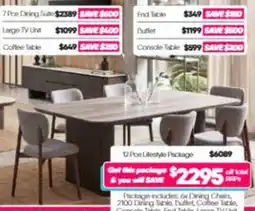 ComfortStyle Furniture & Bedding 12 Poe Lifestyle Package offer