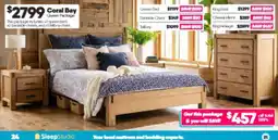 ComfortStyle Furniture & Bedding Coral Bay Queen Package offer