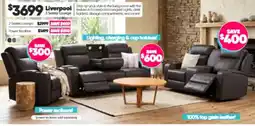 ComfortStyle Furniture & Bedding Liverpool 3 Seater Lounge offer