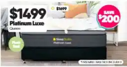 ComfortStyle Furniture & Bedding Sleep Number Platinum Luxe Queen offer
