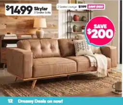 ComfortStyle Furniture & Bedding Skylar 3 Seater Sofa offer