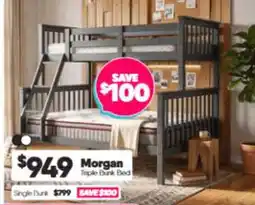 ComfortStyle Furniture & Bedding Morgan Triple Bunk Bed offer