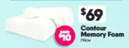 ComfortStyle Furniture & Bedding Contour Memory Foam Pillow offer