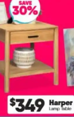 ComfortStyle Furniture & Bedding Harper Lamp table offer