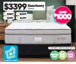 ComfortStyle Furniture & Bedding Sanctuary Queen offer