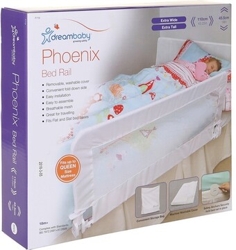 BIG W Dreambaby Phoenix Bed Rail - White offer
