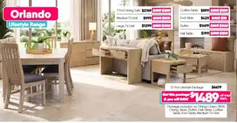 Orlando Lifestyle Range
