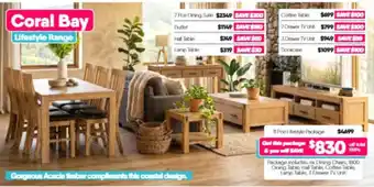 Coral Bay Lifestyle Range