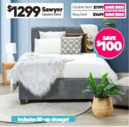 ComfortStyle Furniture & Bedding Sawyer Queen Bed offer