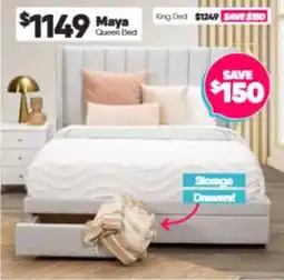 ComfortStyle Furniture & Bedding Maya Queen Bed offer