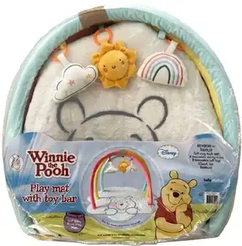BIG W Roger Armstrong Winnie The Pooh Play Mat with Toy Bar offer
