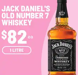 IGA Jack Daniel's Old Number 7 Whiskey offer