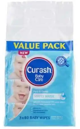 BIG W Curash Water Wipes 240 Pack offer
