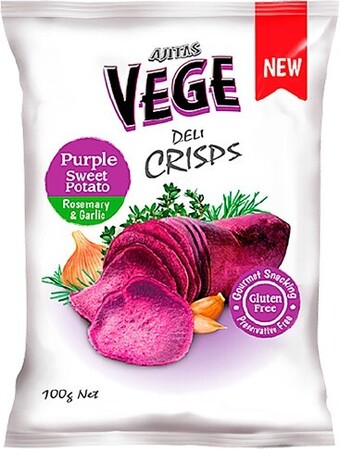 BIG W Vege Deli Crisps Purple Sweet Potato 100g offer