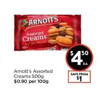 Foodworks Arnott's Assorted Creams offer