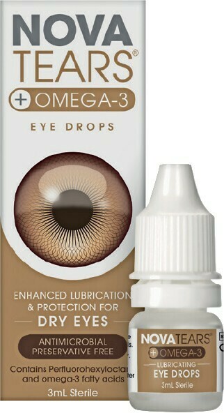 NovaTears +Omega-3 Eye Drops 3mL