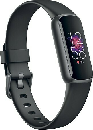 Officeworks Fitbit Luxe Fitness Tracker - Graphite/ Black offer
