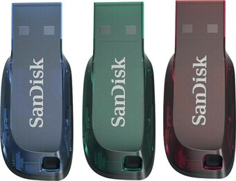 Officeworks SanDisk 3 Pack 32GB Cruzer Blade USB Flash Drives offer