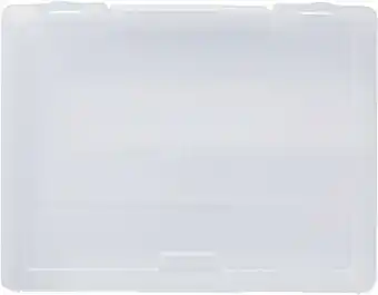 Officeworks J.Burrows Stationery Case with Handle - Clear offer