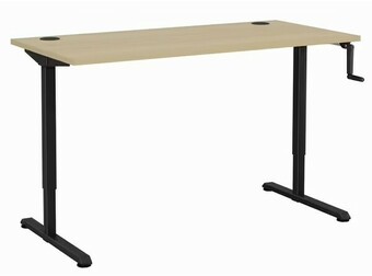 Officeworks J.Burrows Matrix Manual Height-Adjustable Desk 1500mm offer