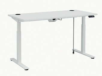 Officeworks J.Burrows Matrix Executive Sit Stand Electric Desk 1500mm offer