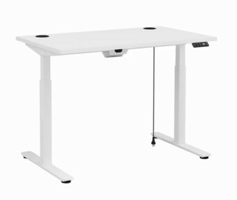 Officeworks J.Burrows Matrix Executive Sit Stand Electric Desk 1200mm offer