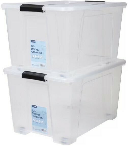 J.Burrows Storage Container 52L offer at Officeworks