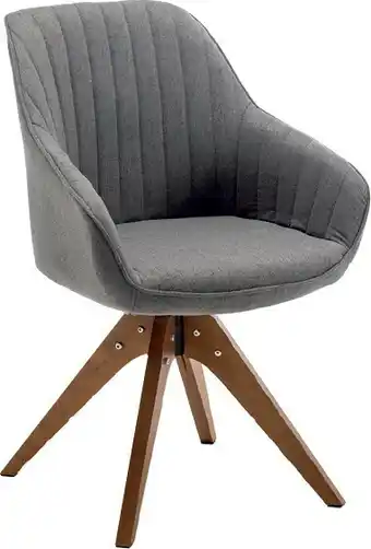Officeworks J.Burrows Brommund Fabric Chair Grey offer