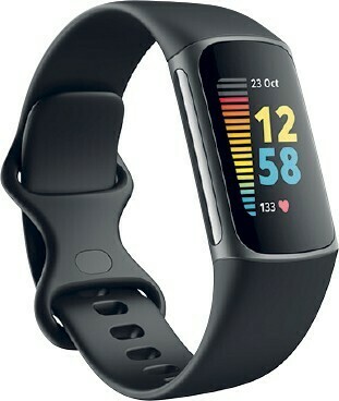 Officeworks Fitbit Charge 5 Fitness Tracker - Black offer