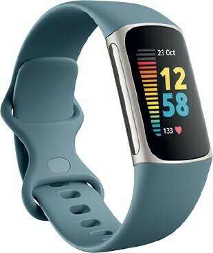 Officeworks Fitbit Charge 5 Fitness Tracker - Blue offer