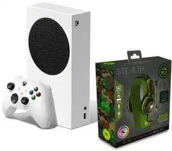 Xbox Series S 512GB Console + Stealth Gaming Headset with Limited Edition Stand*