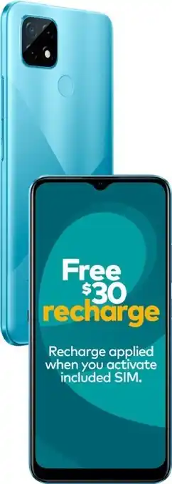 BIG W NEW Optus Real Me C21 - Blue# offer