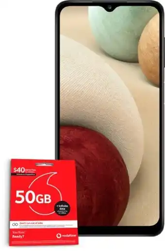 BIG W Vodafone Samsung A12^ offer