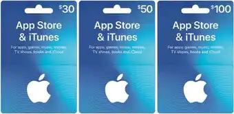 BIG W 15% off App Store & iTunes Gift Cards^ offer