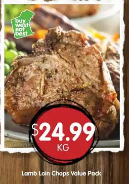 Spudshed Lamb Loin Chops Value Pack offer