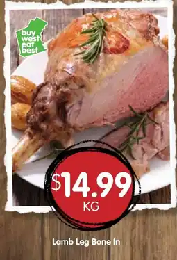 Spudshed Lamb Leg Bone In offer