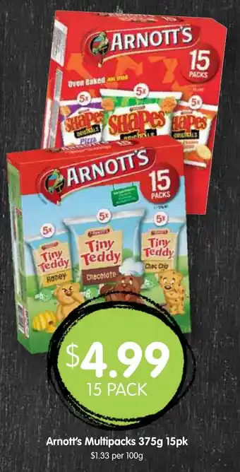 Arnott's Multipacks