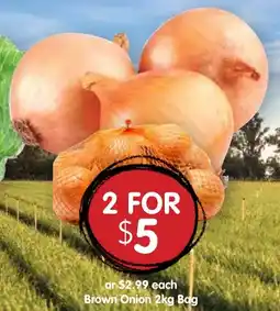 Spudshed Brown Onion offer